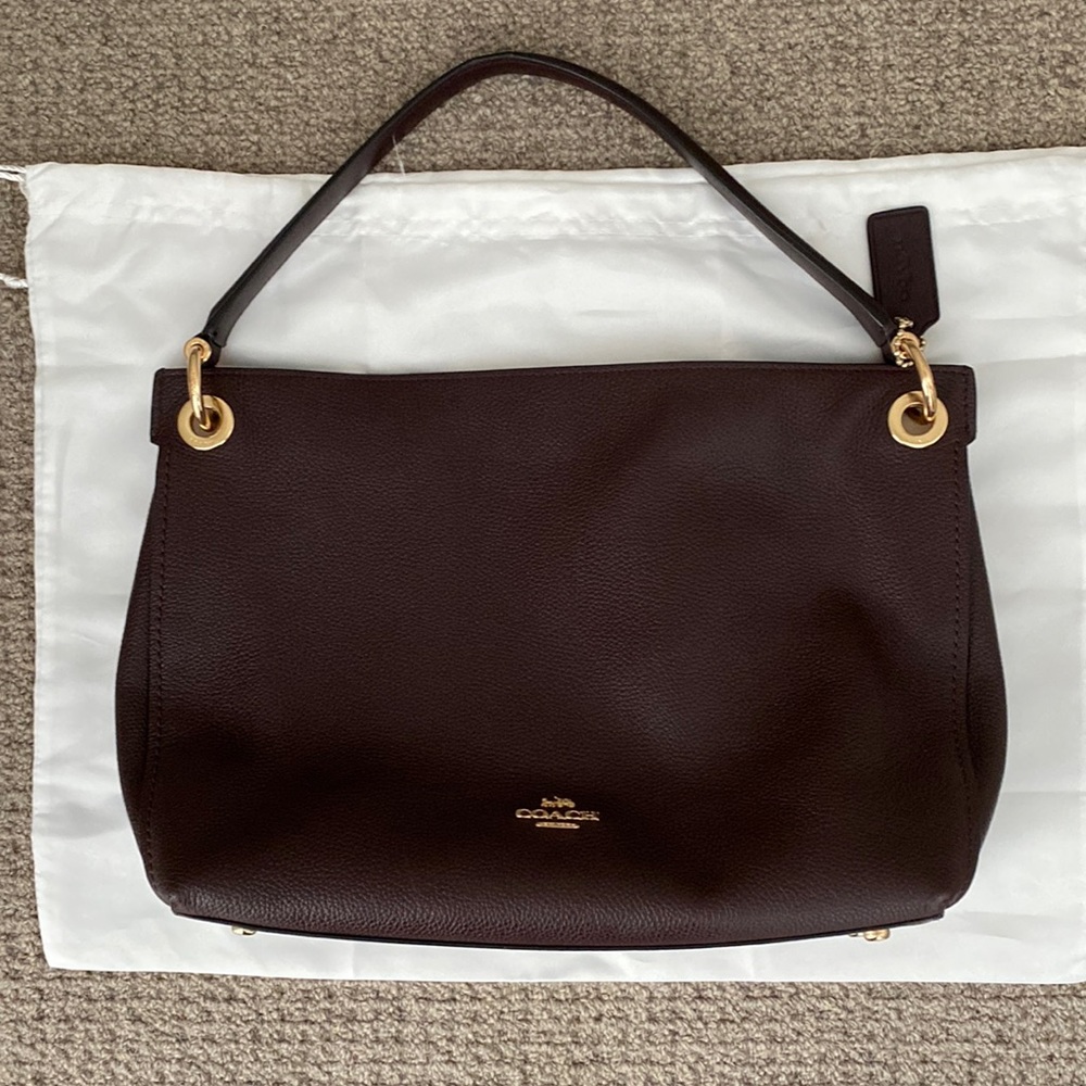 Coach Oxblood - Dark Burgundy - Clarkson Hobo 24947